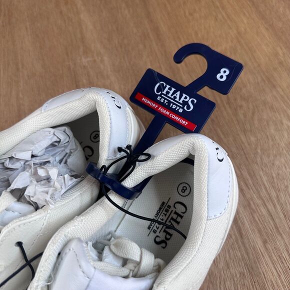 Chaps Camden Women’s Sneakers White Size 8 Memory Foam Casual Shoes New - Picture 3 of 4